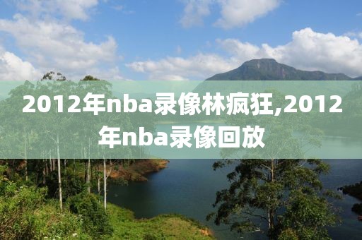 2012年nba录像林疯狂,2012年nba录像回放