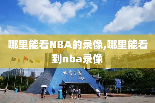 哪里能看NBA的录像,哪里能看到nba录像