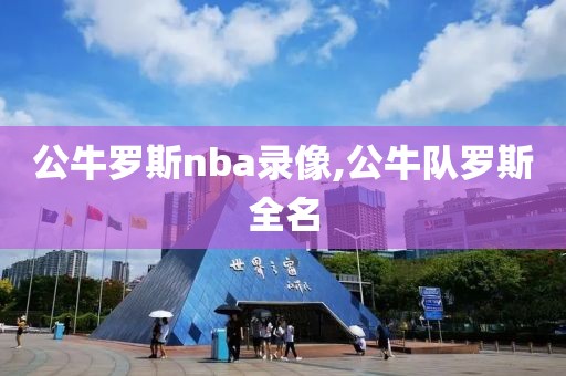 公牛罗斯nba录像,公牛队罗斯全名